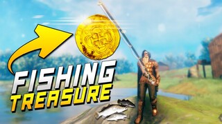 How to Fish and Find Buried Viking Treasure - Valheim Gameplay / Early Access