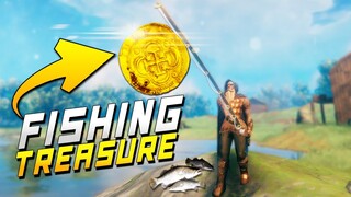 How to Fish and Find Buried Viking Treasure - Valheim Gameplay / Early Access