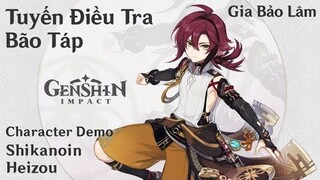 GENSHIN PV | Character Demo - Shikanoin Heizou : Tuyến Điều Tra Bão Táp (JP Dub - Vietsub)