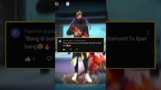 Bagi-bagi bonus top diamond💎#freefire #shorts