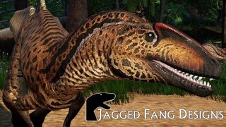 3 Concavenator & 3 Feathered Deinonychus Breakout & Fight - Jurassic World Evolution Mods (4K 60FPS)