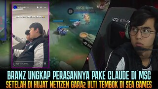 BRANZ UNGKAP PERASAANNYA DIHUJAT NETIZEN GARA2 CLAUDE ULTI BATU & MATI SAMA MINION