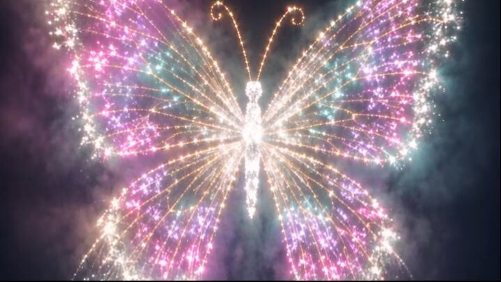 butterfly firework