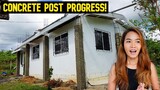House Rebuild 3: Concrete Post Progress In My Province House - Philippines