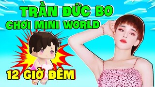 MẶP DORAM THỬ THÁCH 12 GIỜ ĐÊM LÀM TRẦN ĐỨC BO CHƠI MINI WORLD