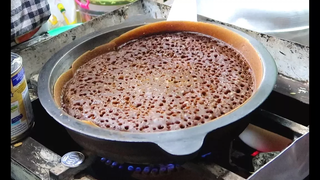 ช็อกโกแลต Martabak Manis Jakarta Streets อาหารริมทางในอินโดนีเซีย