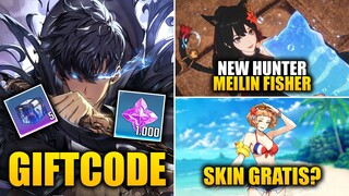 GIFTCODE Terbaru, New Hunter MEILIN FISHER & GRATIS Skin Emma Laurent? | Solo Leveling: ARISE