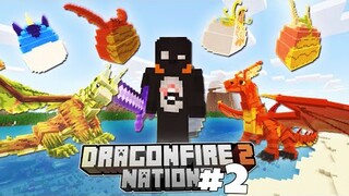 MENCURI ANAK NAGA DARI SARANG CAVE TERDALAM | Minecraft Dragon Fire Nation #2