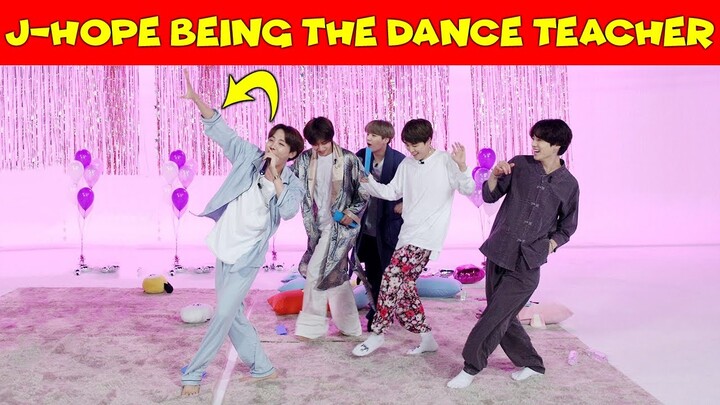 JHope Being The Dance Teacher Of BTS