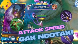 OBSIDIA BUILD TRINITY TERLALU OVERPOWER❗OBSIDIA MOBILE LEGENDS GAMEPLAY