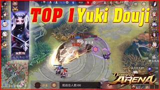 🌸Onmyoji Arena: BL TOP 1 Yuki Douji Leo Rank MAP Sương Mù - Phối Hợp Cùng Team Rất Phê