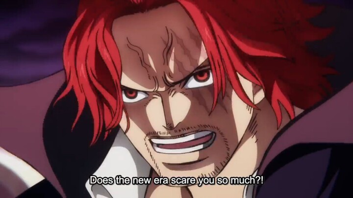 Shanks Conqueror's Haki terrifies admiral greenbul