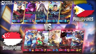 Dyrroth Jungler!! PHILIPPINES no.3 Dyrroth vs. Nana SINGAPORE!! | National Arena Contest MLBB
