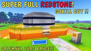 GILAA GAES!! DALEM NYA BANYAK RUANGAN DAN FULL REDSTONE! - Map Showcase Minecraft #33