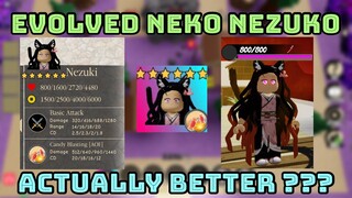 NEW HALLOWEEN NEZUKO EVOLVED SHOWCASE | Demon Slayer Tower Defense Simulator ROBLOX