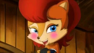 Sally is a gymnast - #sallyacorn #silverthehedgehog #SatAM