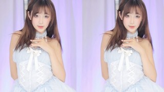 【鱼子酱】《Door》蓝色洛丽塔套装 直播跳舞录屏