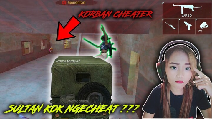 NYAMAR JADI BOT FREE FIRE MALAH KETEMU CHEATER SULTAN MOBIL TEMBUS TEMBOK