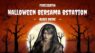 [Spooky Season🎃] Tutorial Make-up Look Black Bride Halloween By Firelightq4