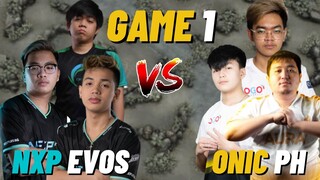 GAME 1 NXP EVOS VS ONIC PH | BALAGBAGAN MAY NA BP NANAMAN
