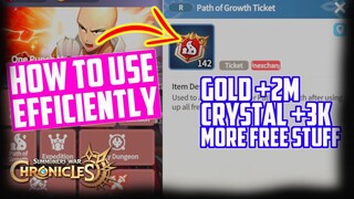 BEST TIME TO USE PATH OF GROWTH TICKET - SW CHRONICLES