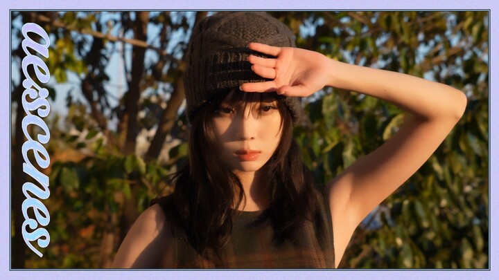 [aespa] [ae:scenes] Do I want to dye my hair black? 🤔 | aespa WINTER GQ Korea Photoshoot Behind the 