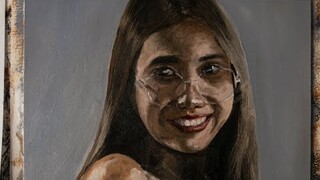 OIL on canvas PORTRAIT Painting - Joan | JK Art 2021
