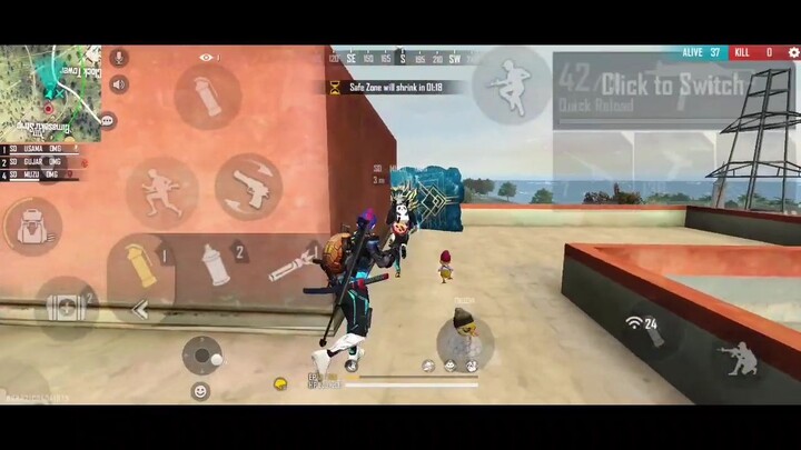 NHỮNG PHA BẮN ĐẲNG CẤP TRONG FREE FIRE - USAMA FREE FIRE #106