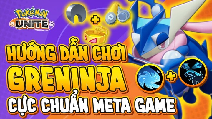 Pokemon Unite | Hướng Dẫn Greninja Đi Rừng - Chuẩn Meta Game | Cách Lên Held Items (Quân Unite)