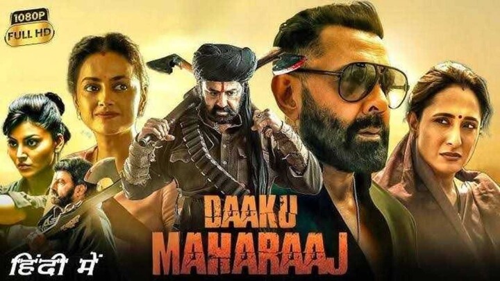 Daaku Maharaaj 2025 Full Movie In Hindi - Dulquer Salmaan - Shraddha Srinath - Bobby D - (Boom Films