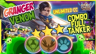 COMBO FULL TANKER FEAT 3 STAR GRANGER VENOM ! UNLIMITED CROWD CONTROL ! 6 VENOM 6 LB ! MAGIC CHESS