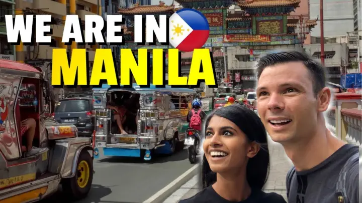 FIRST IMPRESSIONS of MANILA 🇵🇭 We were SHOCKED by THIS! First day in the Philippines
