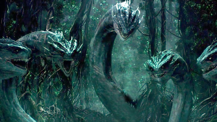 “Legenda Monster Aneh: Monster Kanibal di Dasar Danau! Kisah Naga Berkepala Sembilan, Hydra!”