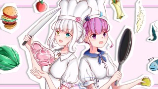 【Kagura Mea × Minato Akua】MEAQUA Bếp Nấu Láo Nháo: Phần Giữa