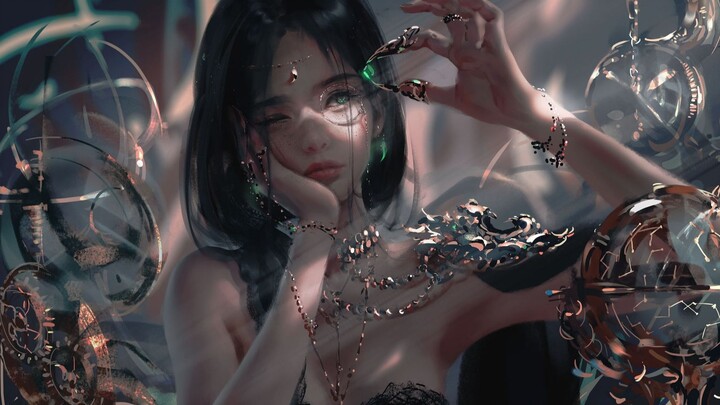 【WLOP】Jewel【Lukisan Cat】