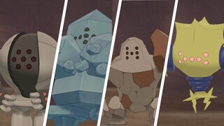 Pokémon Sword & Shield Crown Tundra DLC - All Legendary Regis + Pokédex Entry