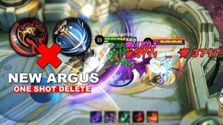 NEW ARGUS ONE SHOT DELETE BUILD | ARGUS TUTORIAL | MLBB