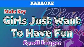 Girls Just Wanna Have Fun by Cyndi Lauper (Karaoke : Male Key)