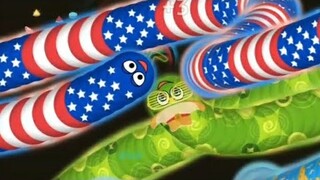 Wormate.io Mobile Top Gameplay 💯 | Epic Moments As Of PC Gamer Switch on Mobile | Epic Headshots