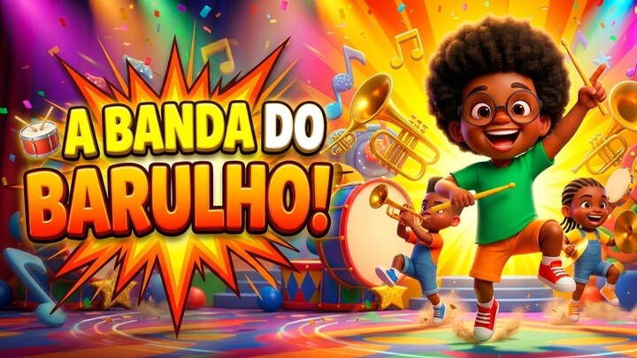 A BANDA DO BARULHO! 🎺 | Churupinha e Sua Turma | Música Infantil para Dançar