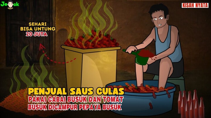 AZAB PENJUAL SAOS CURANG RASA CABAI BUSUK DAN TOMAT BUSUK SINETRON AZAB