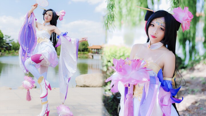 When I think of you, I feel wu～❤️ Grain in Ear [Meow] King of Glory Diao Chan cos dance