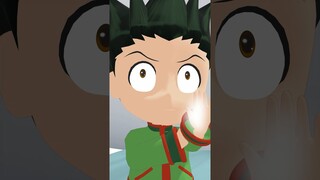 Je crois que gon c’est trompé de pouvoir 😅😂 #anime #hunterxhunter #gon #hisoka