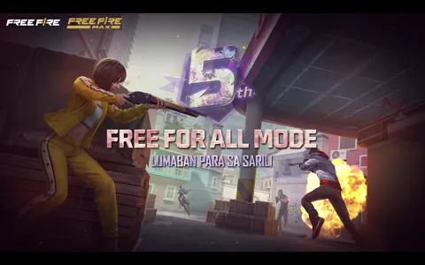 Free Fire ครบรอบ 5 ปี ฟรีสำหรับทุกโหมด