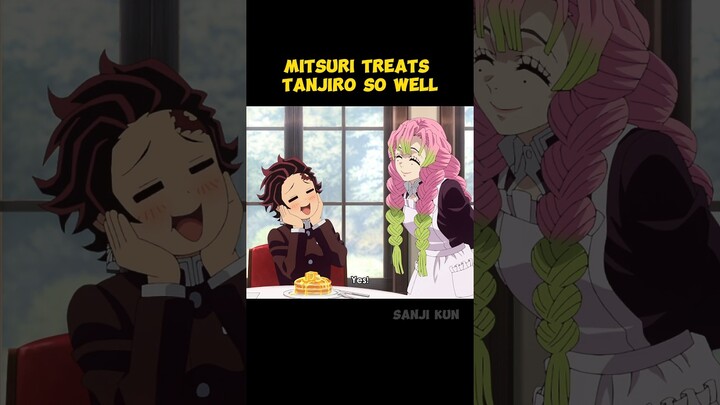 Mitsuri and Tanjiro's Most Romantic Moments •Demon Slayer• #demonslayer #funny