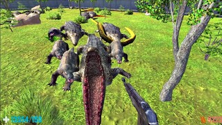 Survive in Abandoned Zoo with Infected Animals - FPS Perspective! Animal Revolt Battle Simulator