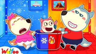 Wolfoo's Hot vs Cold Roommate - Kids Stories About Wolfoo Family | Wolfoo Family Kids Cartoon