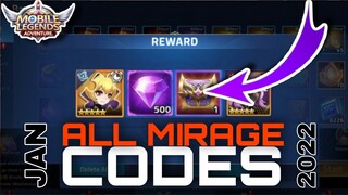 NEW MIRAGE Codes + 5 NEW CD KEYS | Mobile Legends Adventure 2022