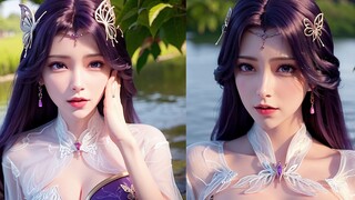 Tranh AI ~Cosplayer Yunxi đẹp quá!