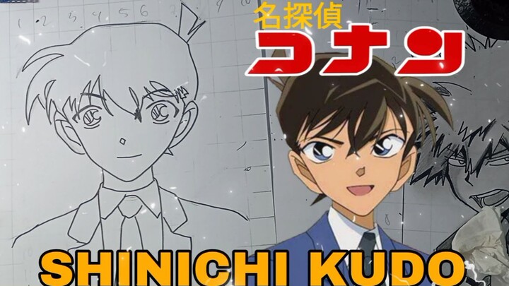 menggambar shinichi kudo